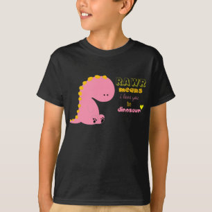 cute dinosaur rawr shirt