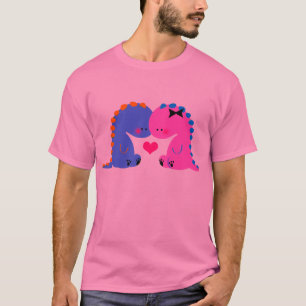 Cute dinosaur shirt // Dinosaurs in love shirt