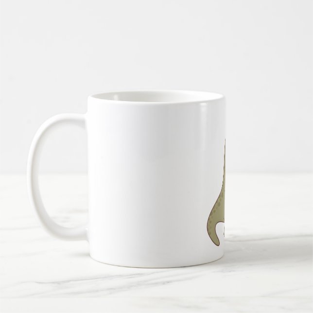 Cute Dinosaur Trex with Teapot and Tea Coffee Mug (Left)