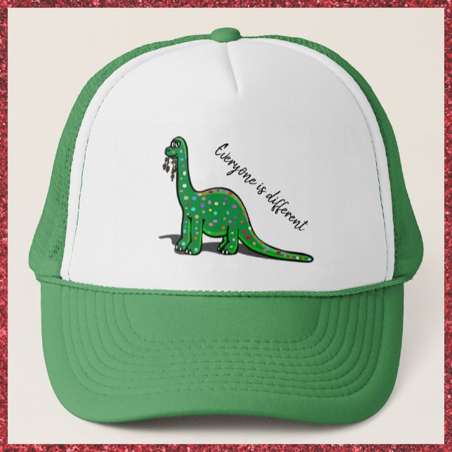 Cute Dinosaur Trucker Hat (Bookmark my store! https://www.zazzle.com/store/capricepetit)
