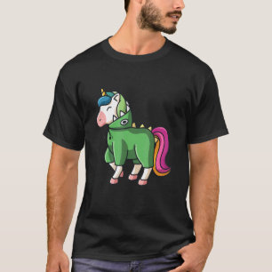 Cute Dinosaur Unicorn Costume Girls Boy Girl Kids T-Shirt