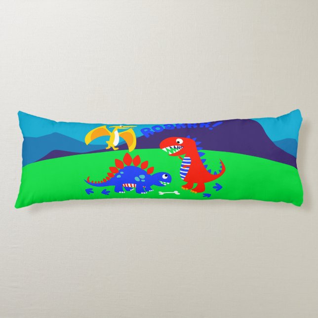 Cute dinosaurs body cushion (Front)