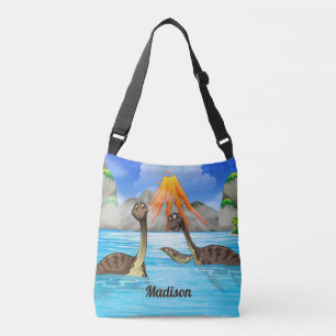 Cute Dinosaurs custom name bags
