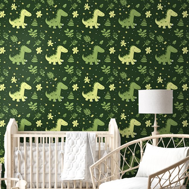 Cute Dinosaurs Green Wallpaper (Creator Uploaded)