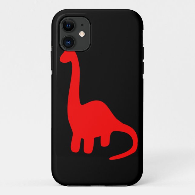 Cute Dinosaurs iPhone 5 Case Red Dino (Back)
