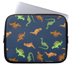 Cute Dinosaurs Pattern Laptop Sleeve