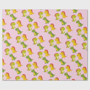 Cute Dinosaurs seamless pattern Wrapping Paper
