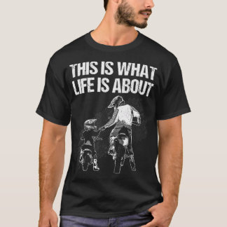 Cute Dirt Bike Art For Men Father Dirtbike Motorcy T-Shirt