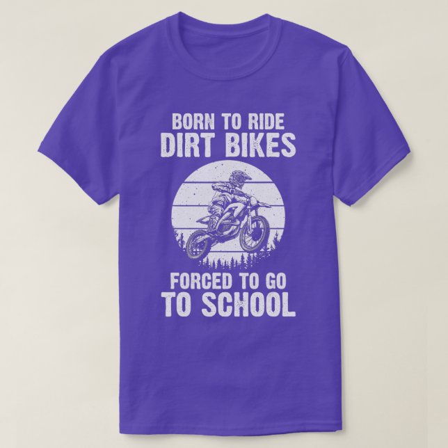 Cute Dirt Bike Art For Men Women Motorcycle Dirtbi T-Shirt (Design Front)
