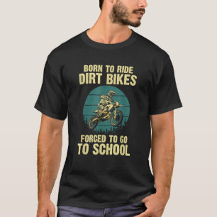 Cute Dirt Bike Art For Men Women Motorcycle T-Shirt