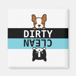 Cute Dirty / Clean Dishwasher Magnet