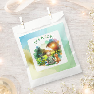 Cute Disc Golf Boy's Baby Shower It's a Boy! Favour Bags