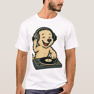 Cute DJ Dog with Headphones � Fun Kids Gift T-Shirt