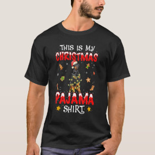 Cute Doberman This Is My Christmas Pajama  Dog T-Shirt