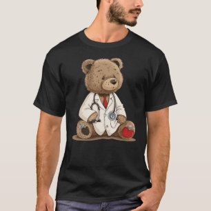 Cute Doctor Teddy Bear for Kids and Adults T-Shirt