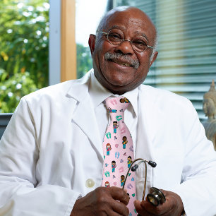 Cute Doctors and Nurses with Newborns Tie