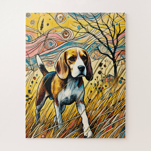 Cute Dog 50 Piece Kids Puzzle (Vertical)