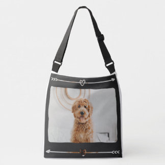 Cute Dog Adorable Heart & Arrow Stylish Crossbody Bag