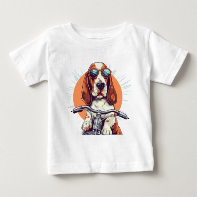  Cute dog Baby T-Shirt (Front)