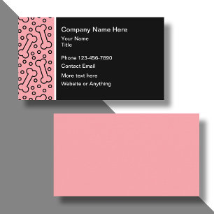 Cute Dog Bones Pet Service Business Card