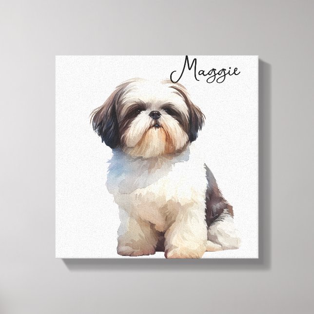 Cute Dog Canvas Print  (Front)