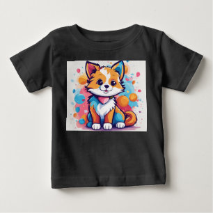 Cute Dog & Cat Friends – Colourful Kids T-Shirt De