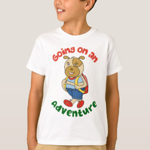 Cute Dog Character Fun Cartoon Puppy Kids T-Shirt