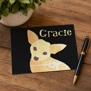 Cute Dog Chihuahua Fun Whimsical Postcard