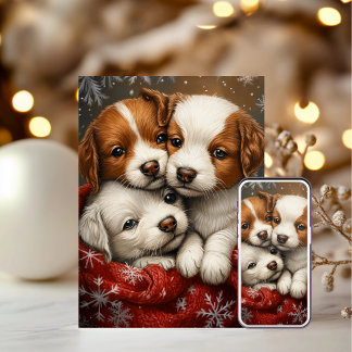 Cute Dog Christmas Cards