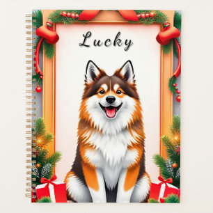🎁Cute Dog Christmas Planner Holiday Decor Gift ✨