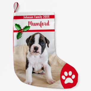 Cute Dog Christmas Stockings - Personalised Family