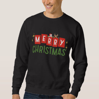 Cute Dog Christmas Sweatshirt Holiday