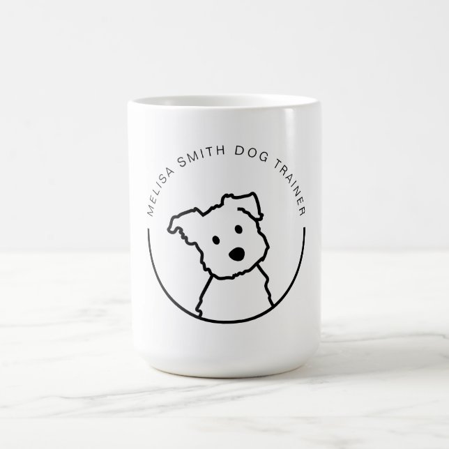 Cute Dog Coffee Mug (Center)