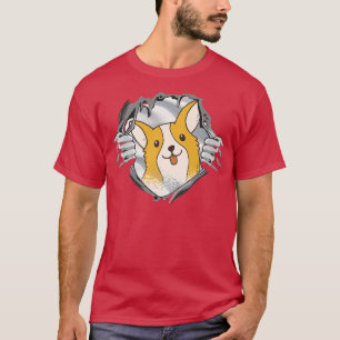 Cute Dog Corgis For Girls And Women Heart Corgi512 T-Shirt