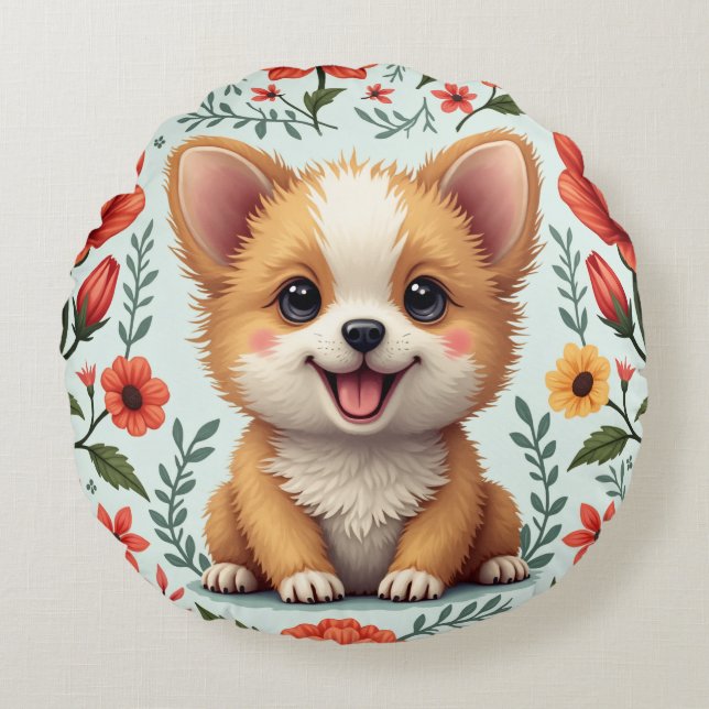 cute dog cushion (Front)