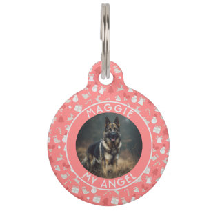 Cute Dog Dad Gift Christmas Pet Tag