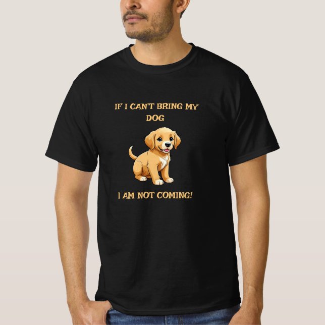 Cute Dog Design for t-shirts fully editable (Front)