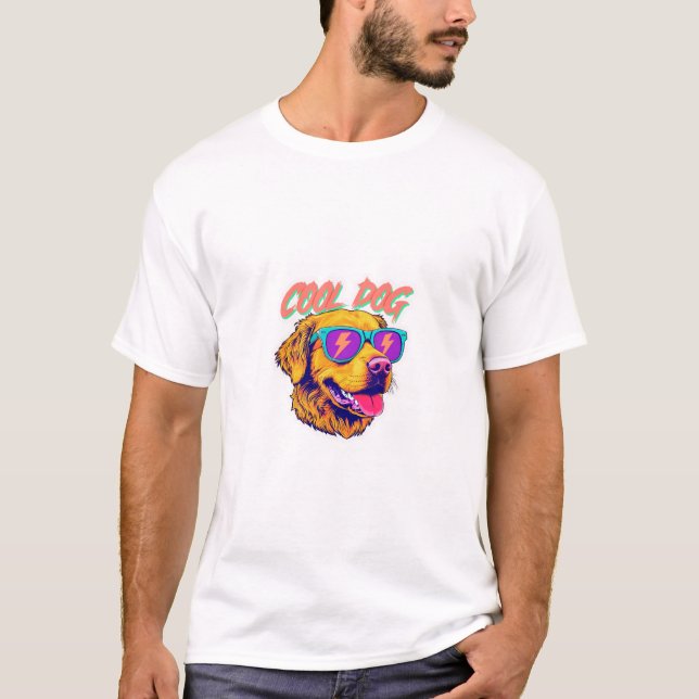 Cute Dog Design Tshirt  (Front)