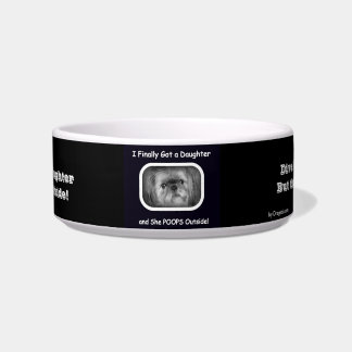 Cute Dog Dish for Shih-Tzu