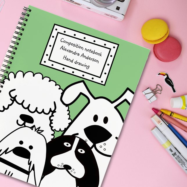 Cute Dog Doodle Notebook (Creator Uploaded)