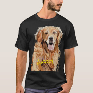 Cute Dog Dreamy Golden Retriever T-Shirt