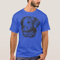 Cute Dog Face Illustration