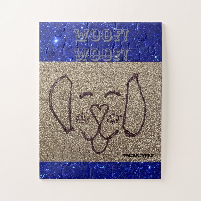 CUTE DOG FACE PUZZLE (Vertical)