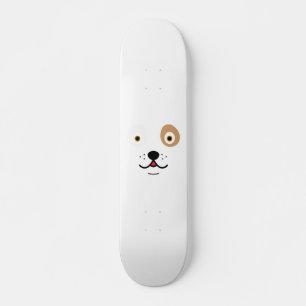 Cute dog face skateboard