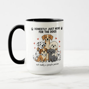 Cute Dog Family Group for Dog Moms and Pet Lovers Mug