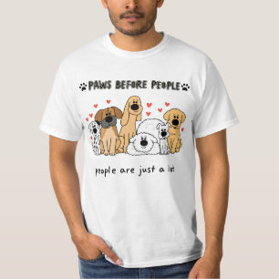 Cute Dog Family Group for Dog Moms and Pet Lovers T-Shirt