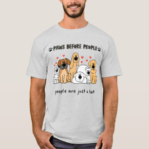 Cute Dog Family Group for Dog Moms and Pet Lovers T-Shirt