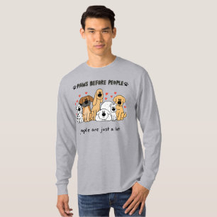 Cute Dog Family Group for Dog Moms and Pet Lovers T-Shirt