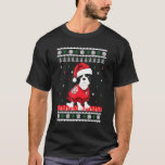 Cute Dog French Bulldog Santa Hat Christmas Dog T-Shirt<br><div class="desc">Cute Dog French Bulldog Santa Hat Christmas Dog</div>