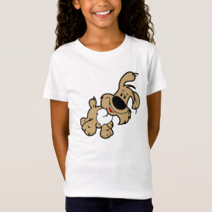 Cute Dog/Girls' Bella Fitted Babydoll T-Shirt